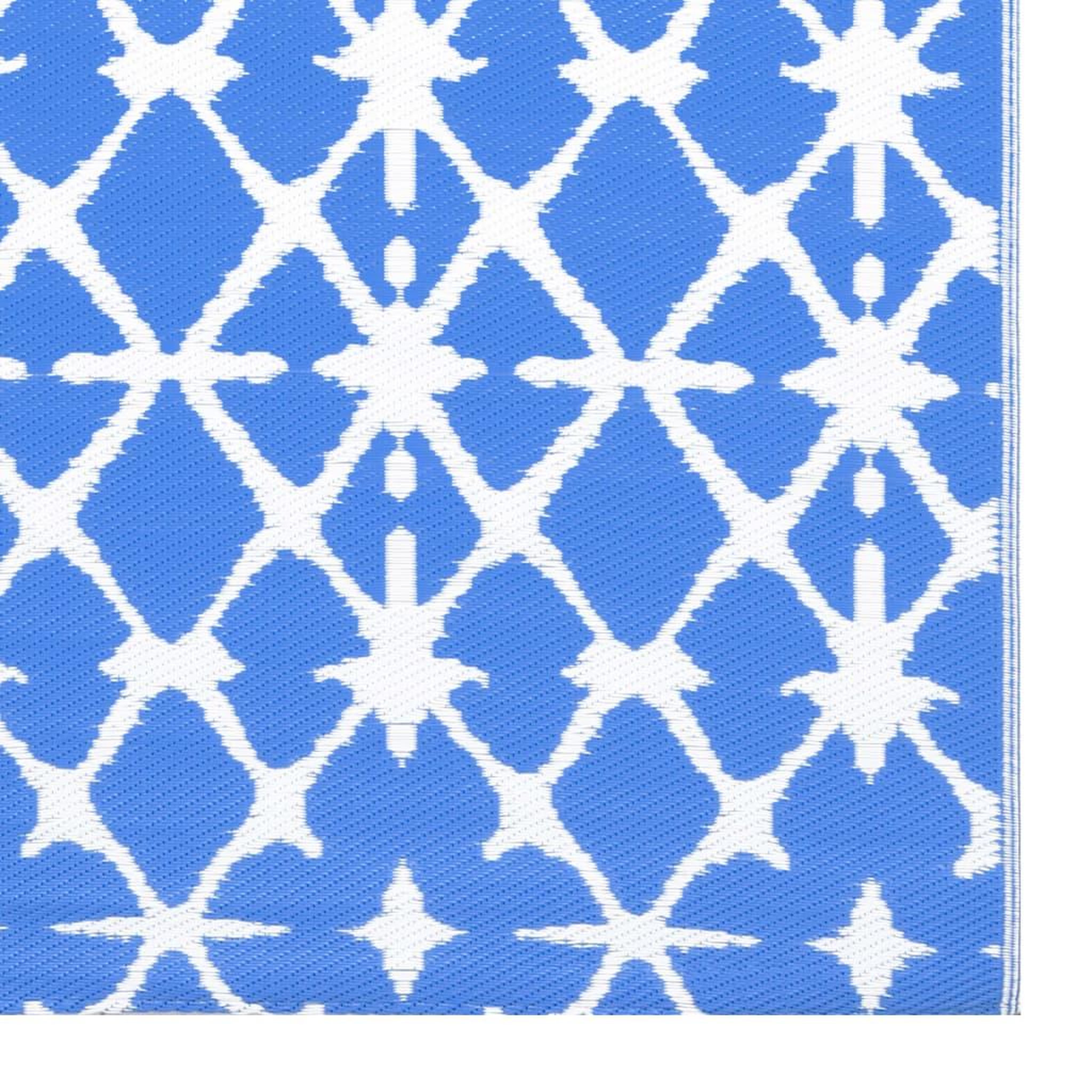 Voir la diapositive 5 : VIDAXL Tapis d'exterieur ARAKIL bleu et blanc 160x230 cm PP