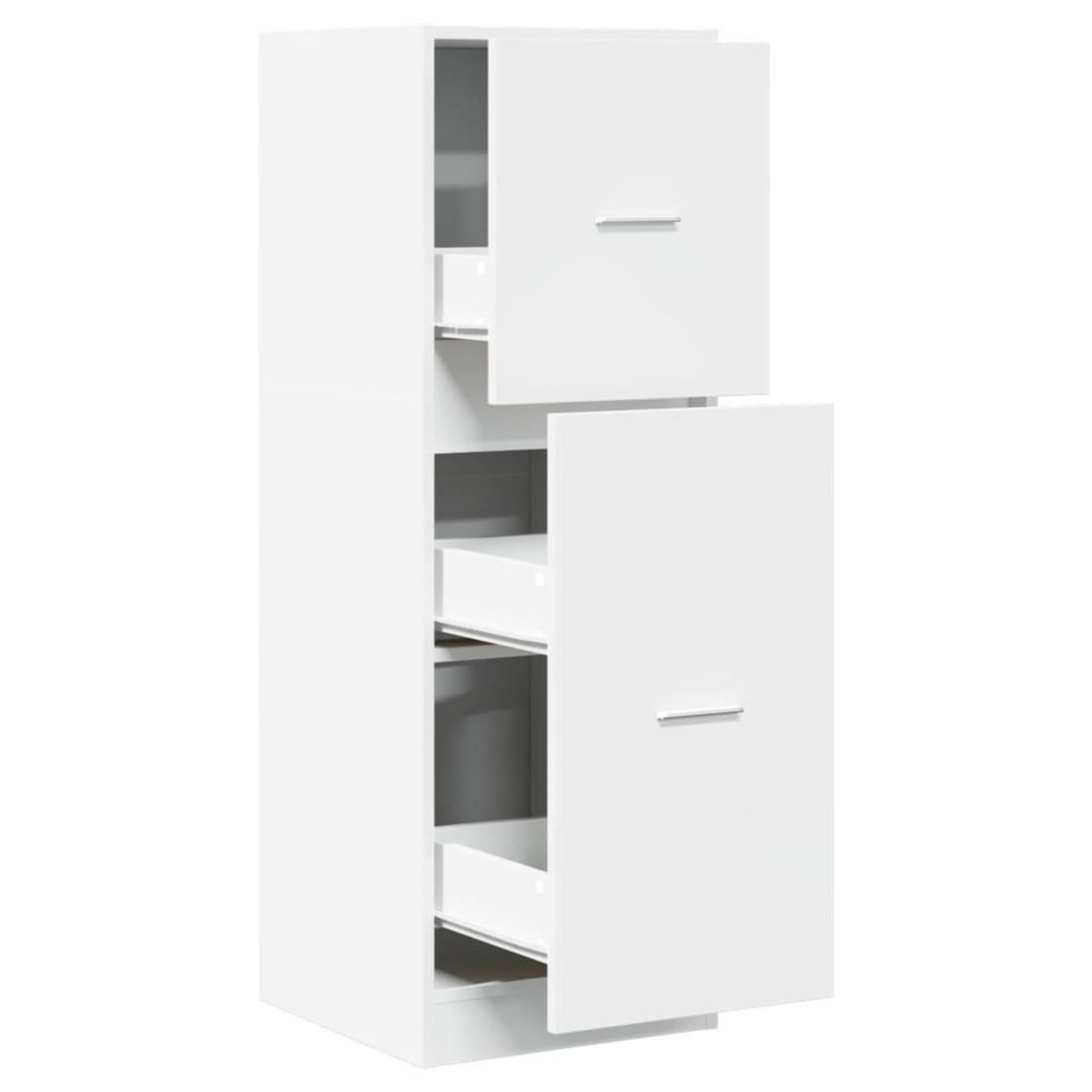 VIDAXL Armoire d'apothicaire blanc 40x41x118 cm bois d'ingenierie