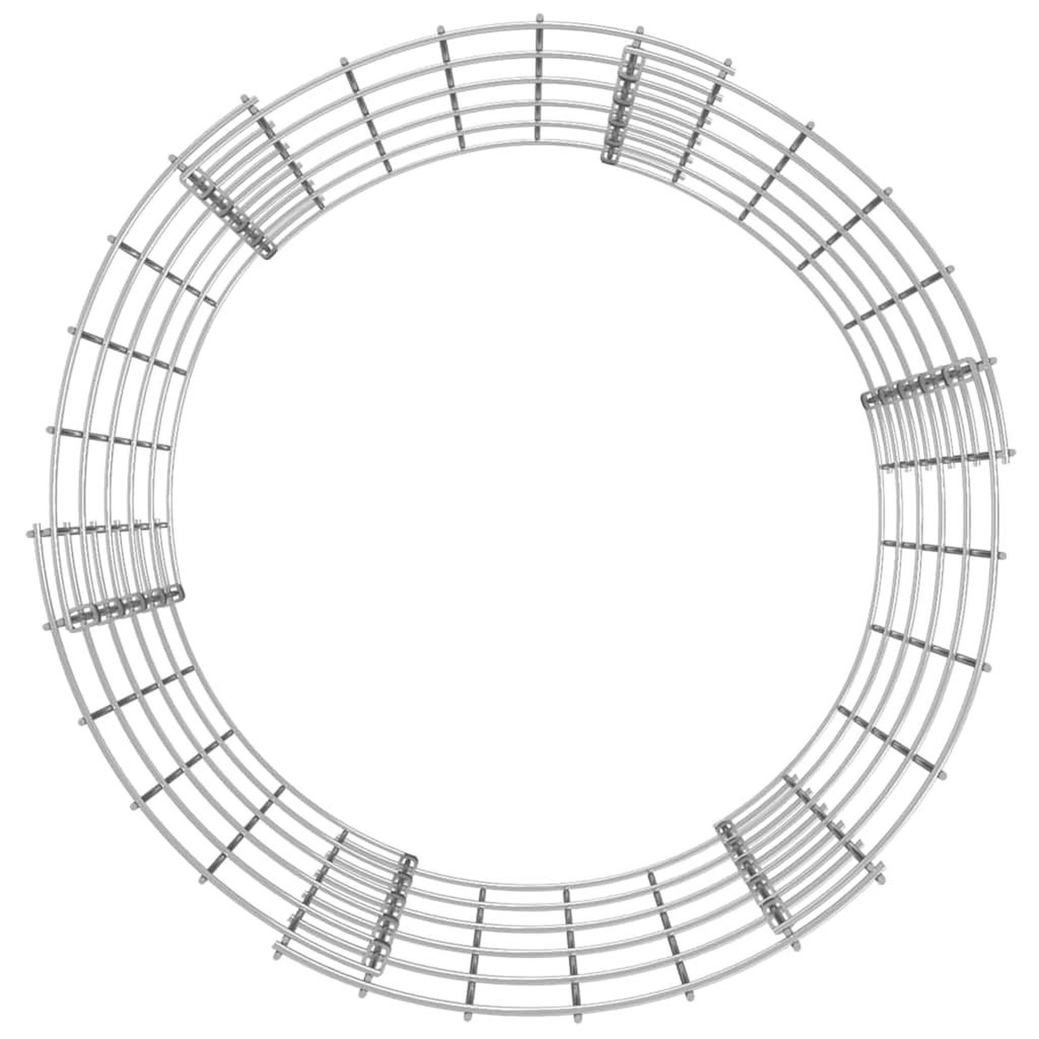 Voir la diapositive 4 : VIDAXL Poteau a gabion circulaire Acier galvanise Ø50x50 cm