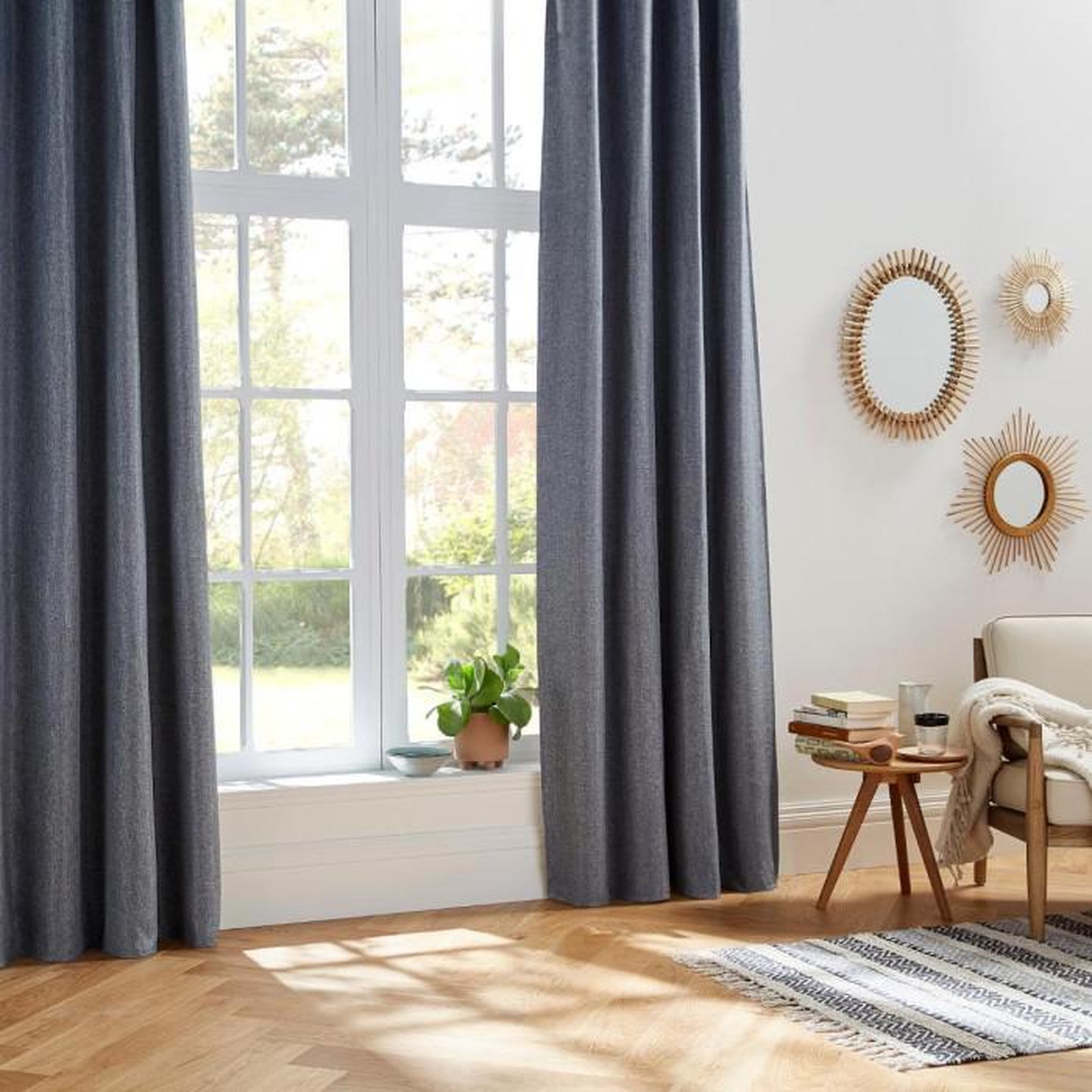 Voir la diapositive 1 : ATMOSPHERA Rideau Occultant  Elena  140x260cm Gris Foncé