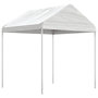 Voir la diapositive 2 : VIDAXL Belvedere avec toit blanc 8,92x2,28x2,69 m polyethylene