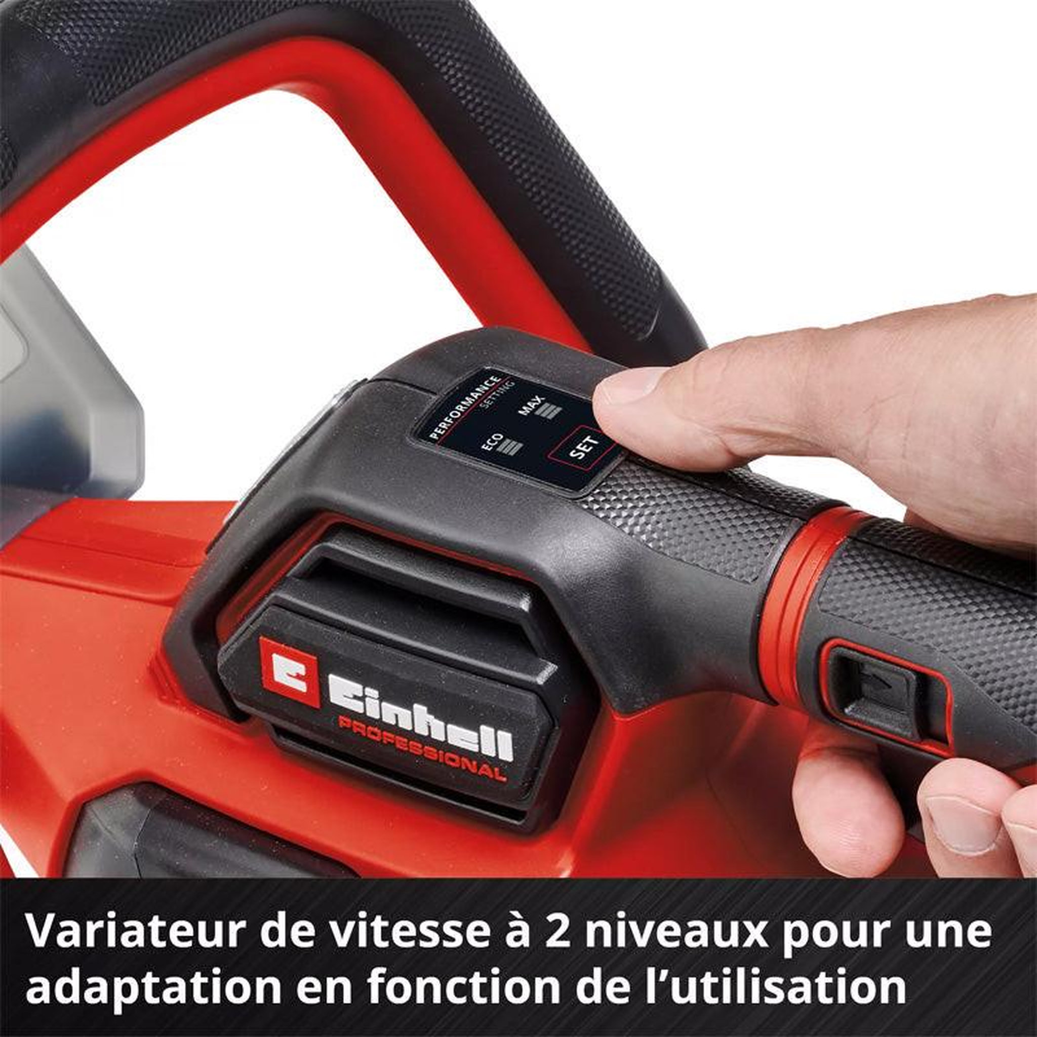Voir la diapositive 4 : Einhell Taille-haies sans fil EINHELL GP-CH 18/61 Li BL (machine nue)