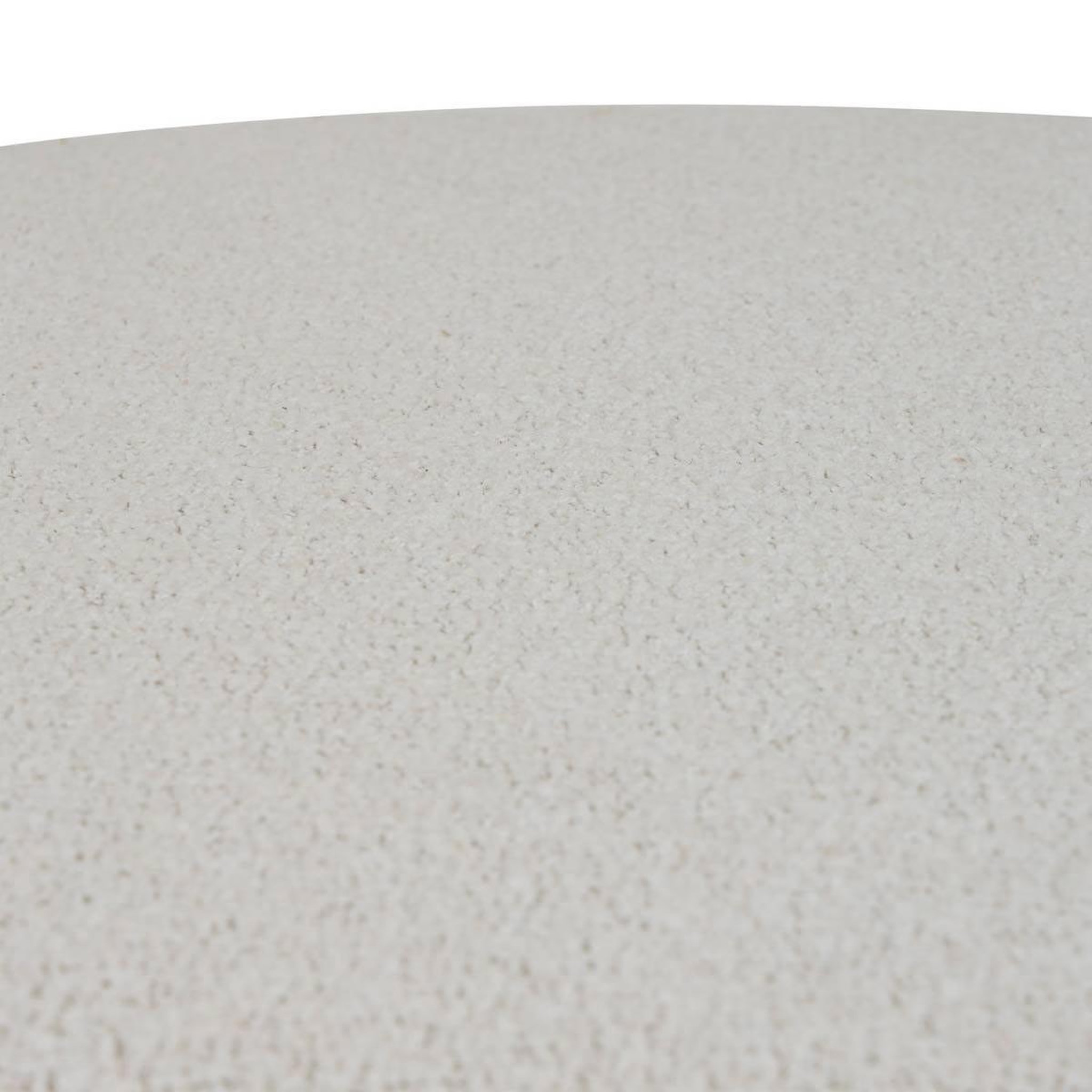 Voir la diapositive 4 : ATMOSPHERA Pouf xl en bouclette nesky - blanc