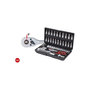 Voir la diapositive 2 : Ks Tools Coffret de douilles F6 KS TOOLS Chromemat - 1/4  - 47 pcs - 917.0648