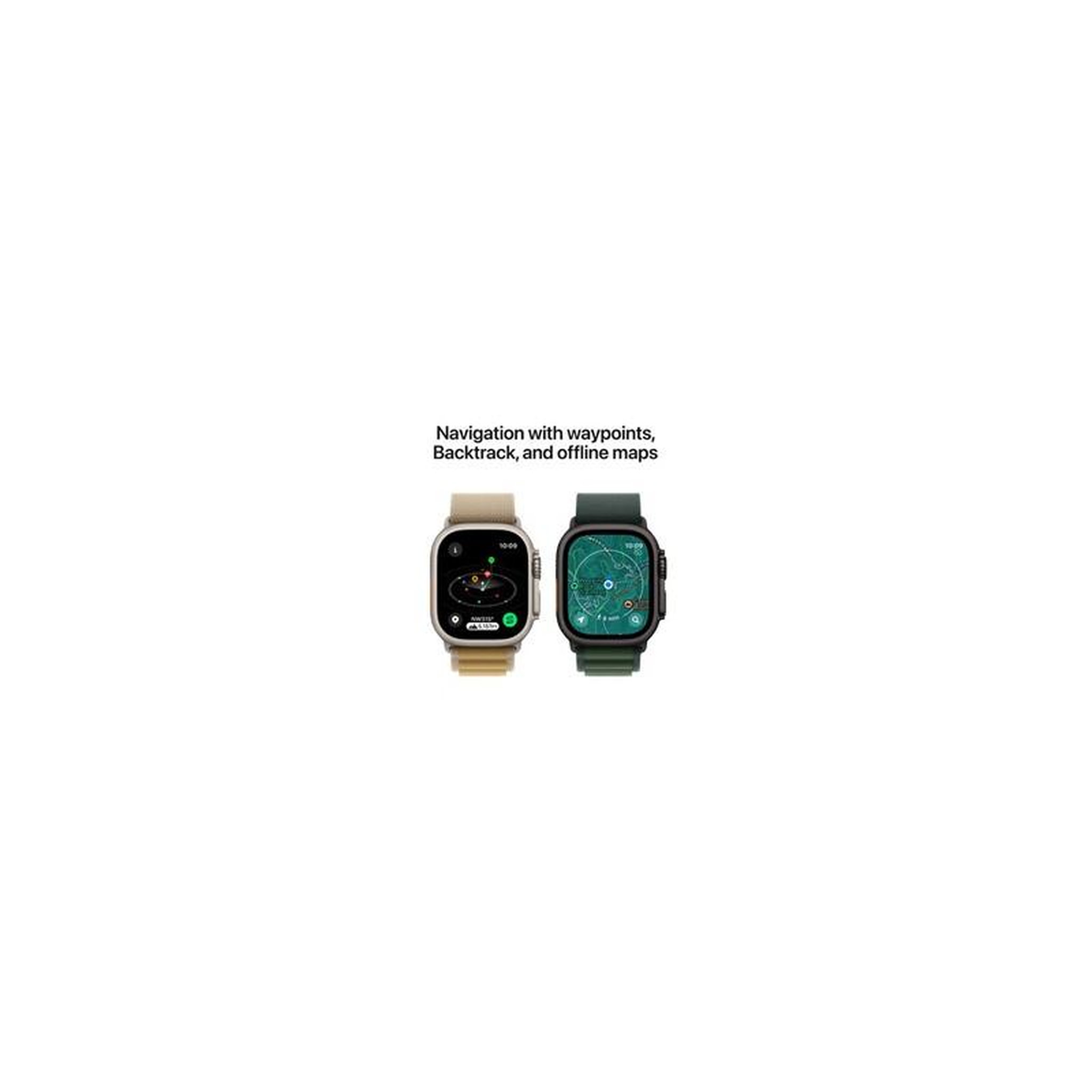 Voir la diapositive 6 : APPLE Montre connectée Ultra 2 49mm Naturel / Sahara Loop M Cel