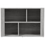 Voir la diapositive 5 : VIDAXL Buffet Sonoma gris 80x30x54 cm Bois d'ingenierie