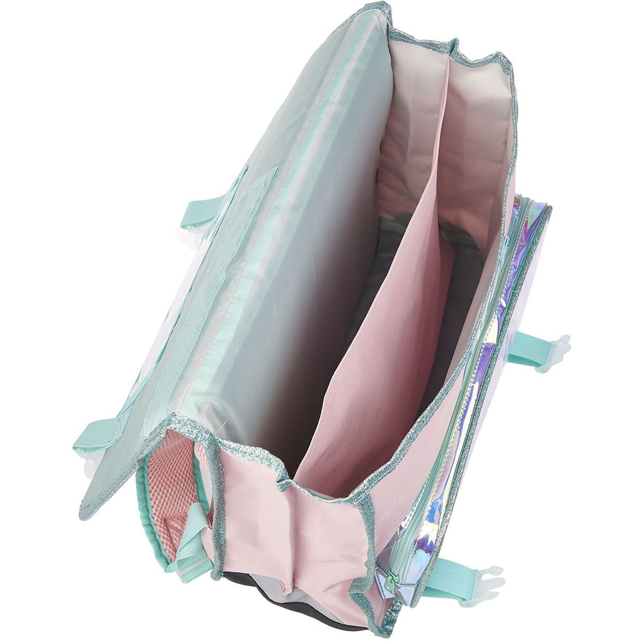 Voir la diapositive 4 : VIQUEL Cartable 38 cm CP/CE1/CE2 rose et bleu LICORNE 