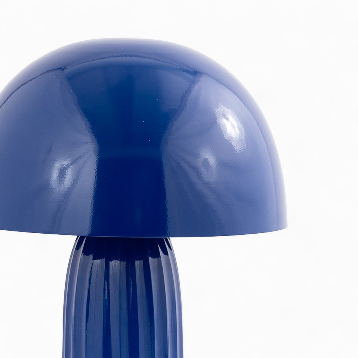 Rendez vous déco Lampe à poser en métal bleu foncé-Joy