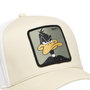 Voir la diapositive 3 : CAPSLAB Casquette trucker en sergé de coton Looney Tunes Daffy