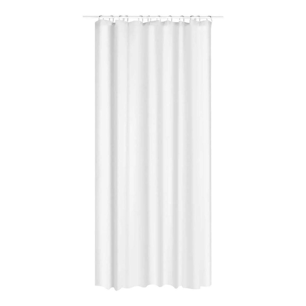 B BASIC & CO Rideau de Douche  Eva  180x200cm Blanc
