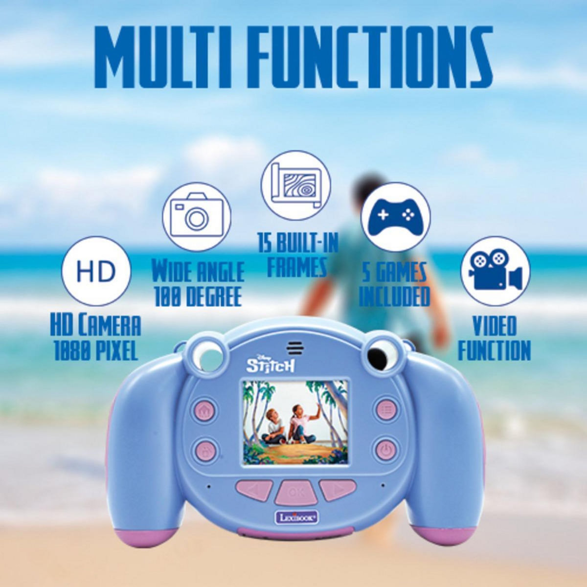 Lexibook Starcam Appareil photo numérique HD Stitch