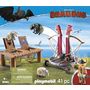 Voir la diapositive 2 : PLAYMOBIL 9461 - Dragons - Gueulfor avec baliste lance-mouton 