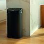 Voir la diapositive 6 : Kitchen move Poubelle automatique inox noir 58l - bat-58ls06a ss black