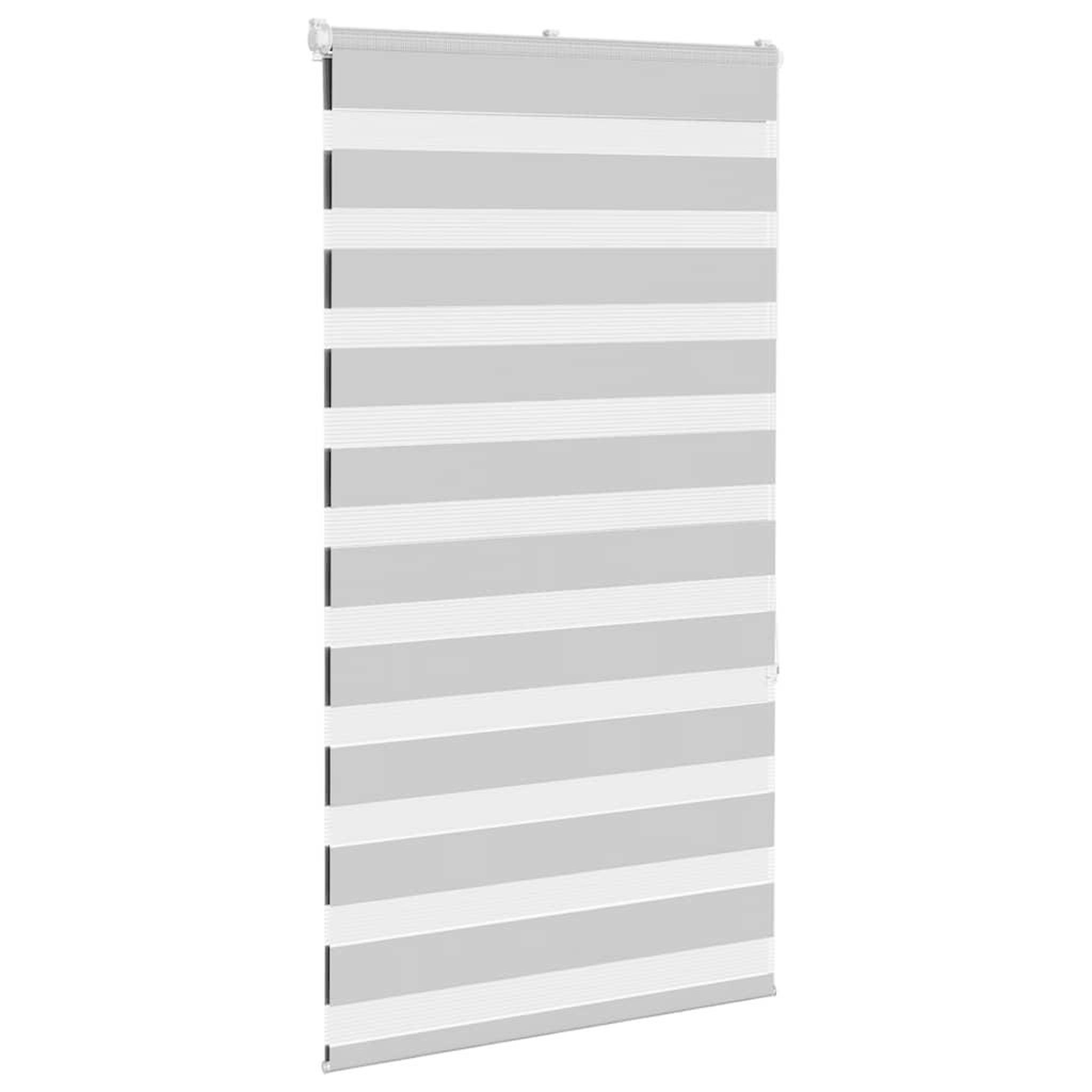 Voir la diapositive 3 : VIDAXL Store zebre gris clair largeur du tissu 85,9 cm polyester