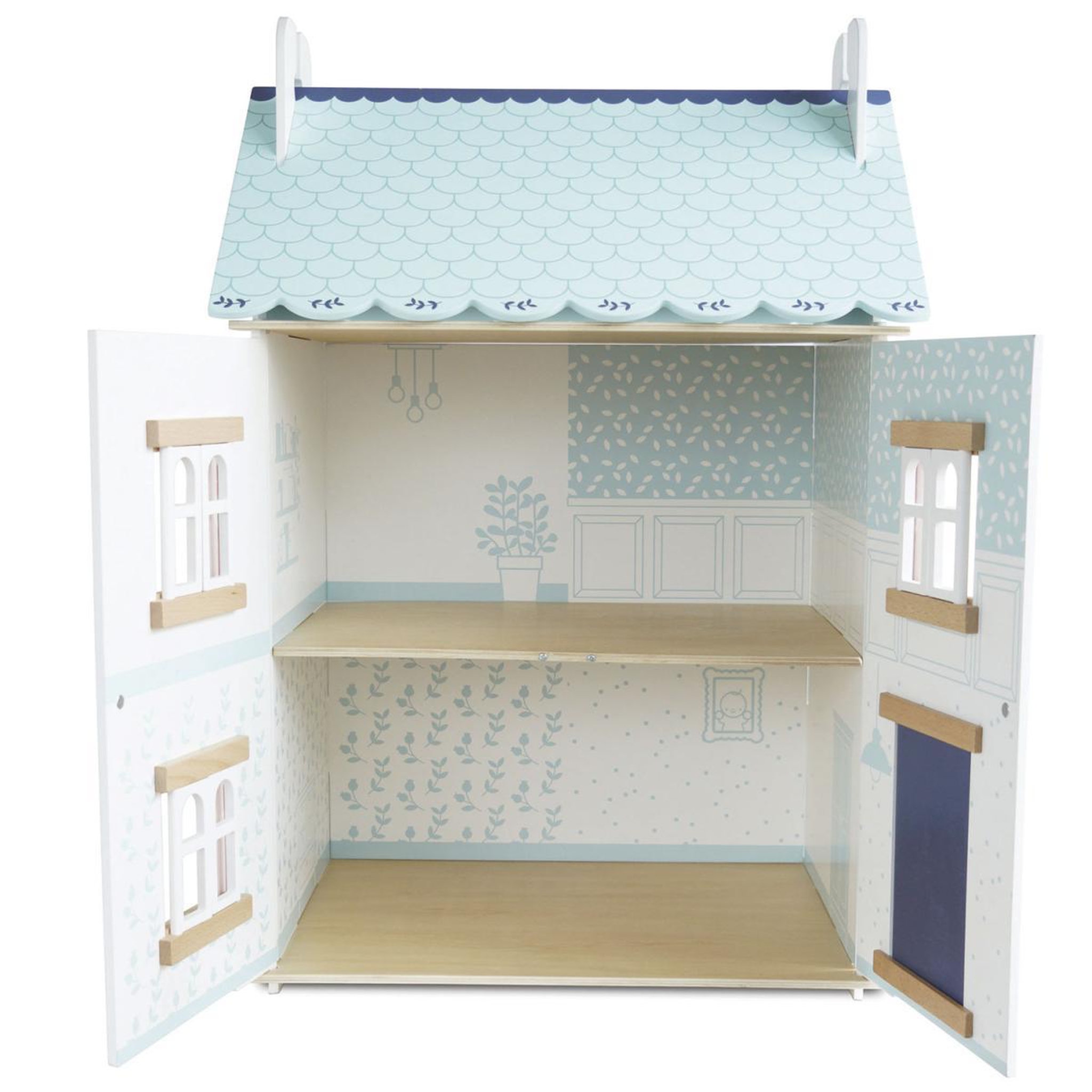 Voir la diapositive 2 : Le Toy Van Maison de poupées Blue Belle Puppenhaus