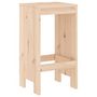 Voir la diapositive 3 : VIDAXL Tabourets de bar lot de 2 40x36x75 cm bois massif de pin