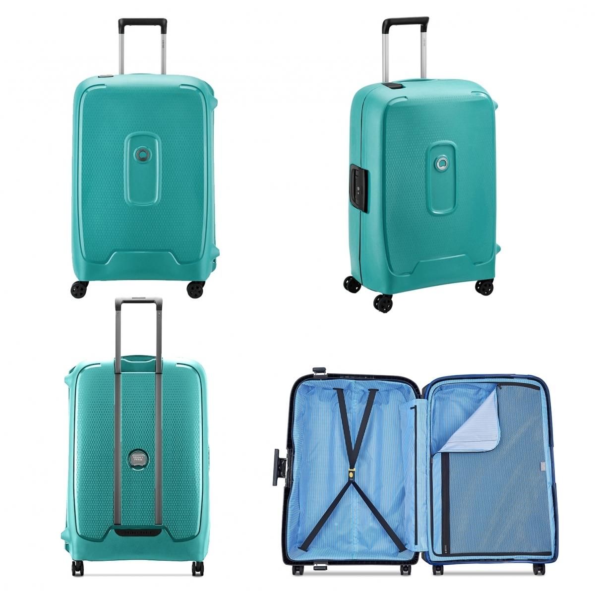 Delsey Grande valise rigide Montcenis TSA polypropylène 76cm