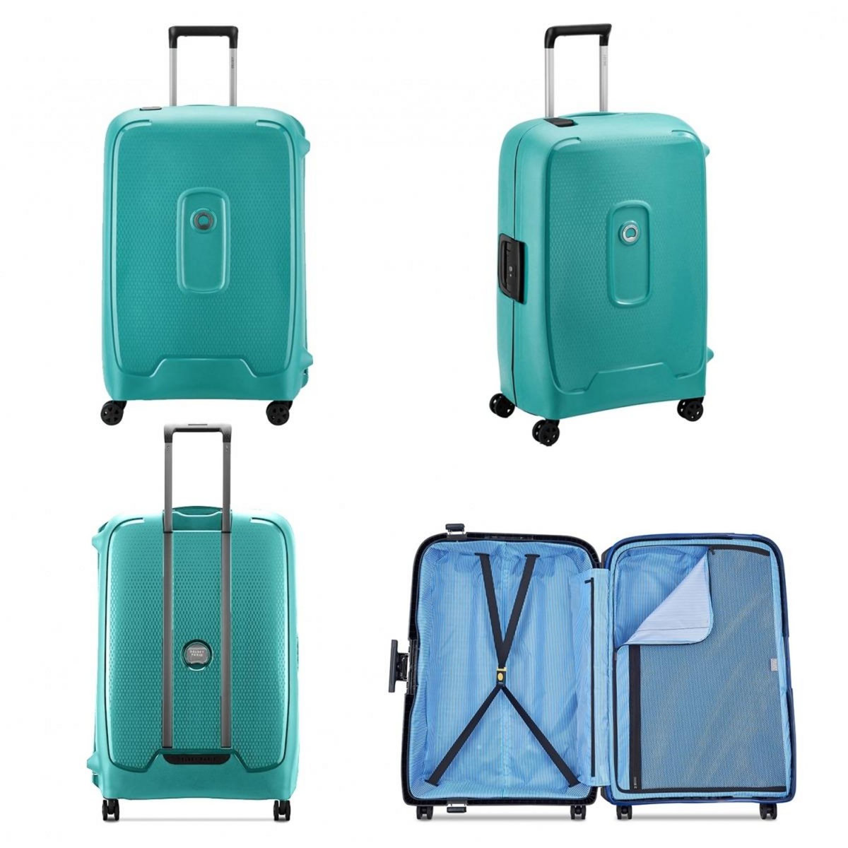 Delsey Grande valise rigide Montcenis TSA polypropylène 76cm