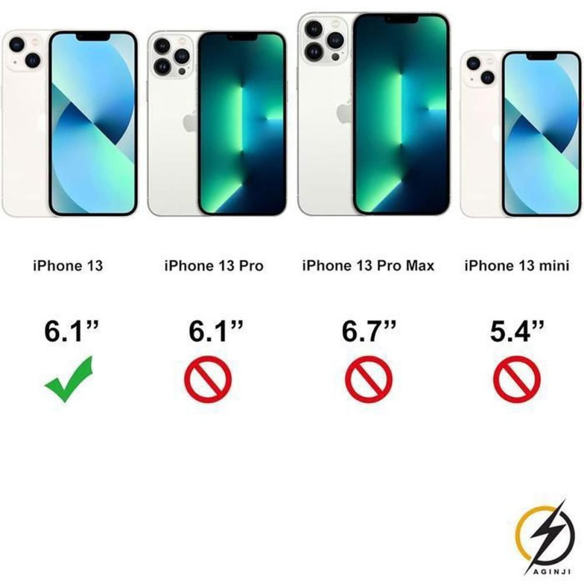 Voir la diapositive 3 : coque de protection transparente pour iPhone 13 6,1, silicone souple et TPU, dos PC rigide avec anneau magnétique Qi