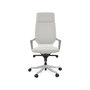 Voir la diapositive 4 : Paris Prix Fauteuil de Bureau en Tissu  Terssio  125cm Gris