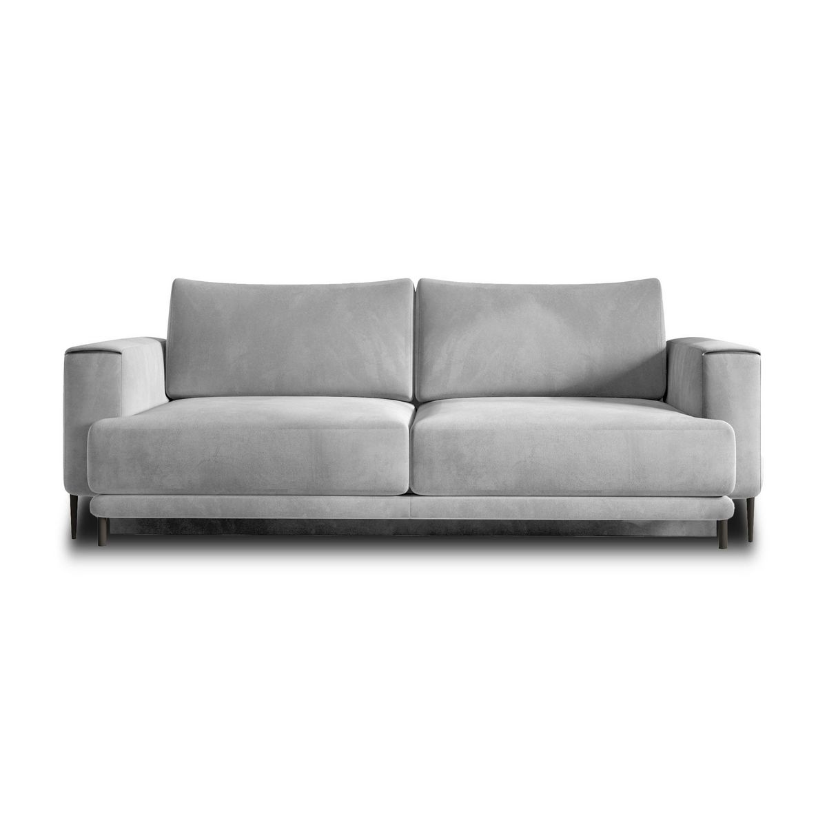 BEST MOBILIER Bucay - canapé 3 places - convertible avec coffre - en velours