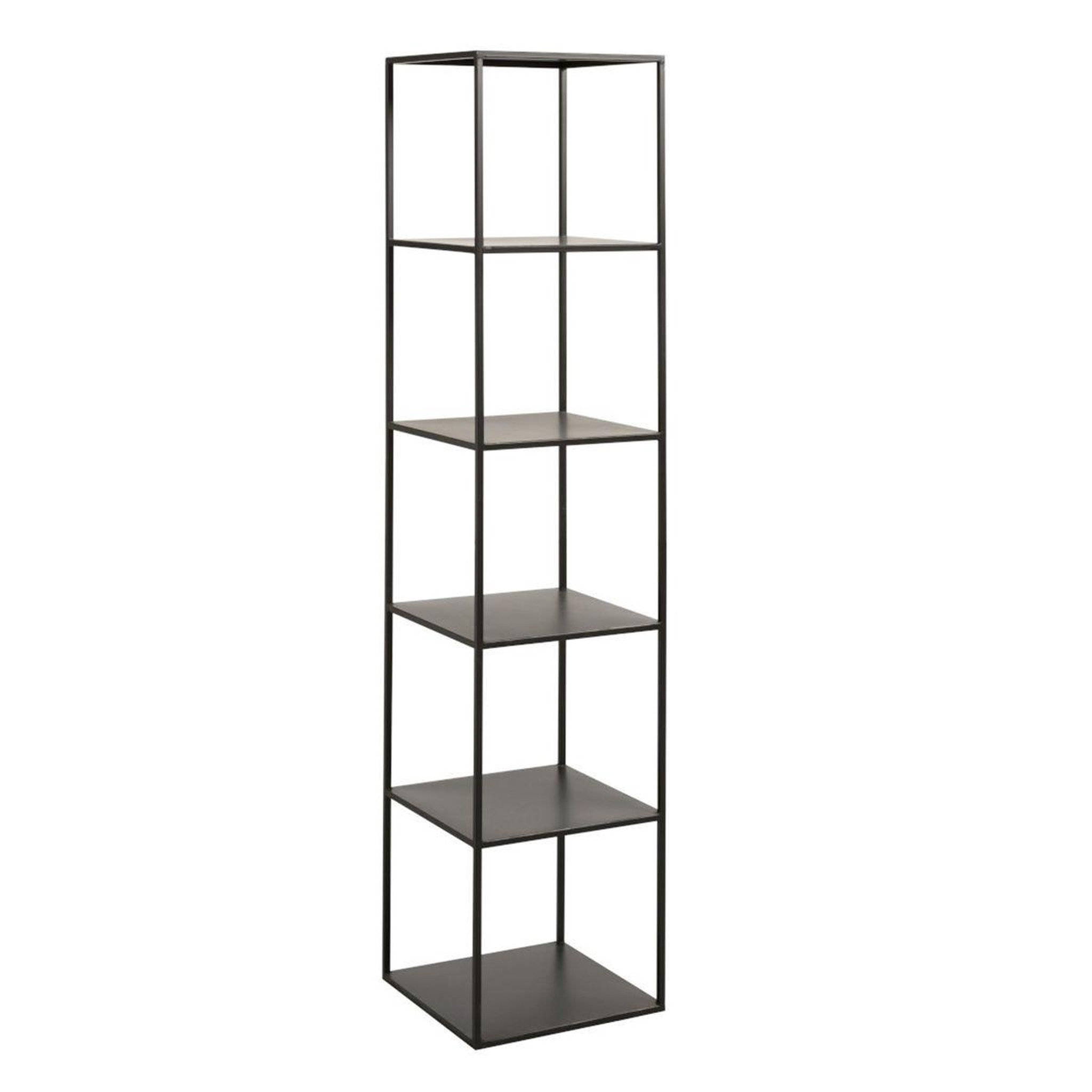 Voir la diapositive 2 : Paris Prix Étagère 6 niveaux en métal  lovra  180cm noir