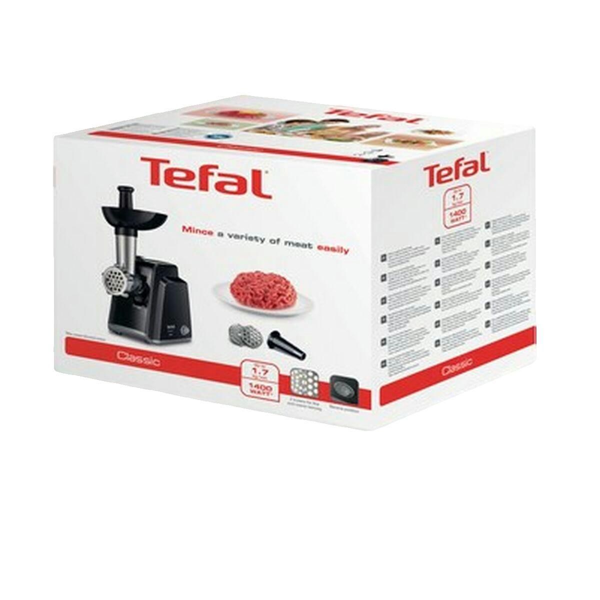 TEFAL Hachoir Tefal 1400 W Noir et Acier inoxydable