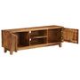 Voir la diapositive 4 : VIDAXL Meuble TV Bois massif de Sesham 118 x 30 x 40 cm