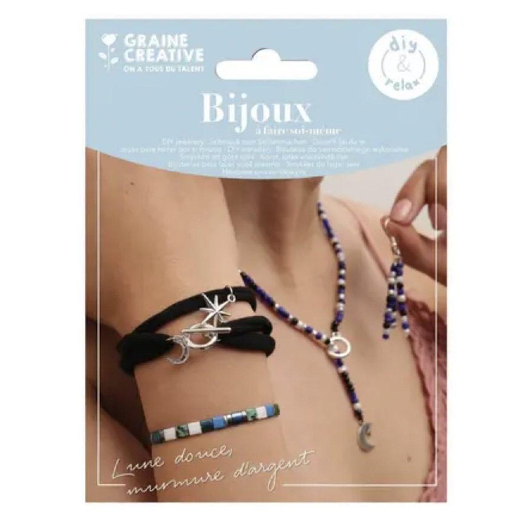 GRAINE CRÉATIVE Kit bijoux a faire soit meme - lune