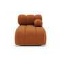Voir la diapositive 1 : LISA DESIGN Ruby - module d'assise méridienne droite en velours texturé