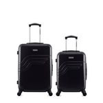 AMERICAN TRAVEL AMERICAN TRAVEL - LOT DE 2 - Valises weekend et cabine DETROIT. Coloris disponibles : Noir, Bleu, Gris, Beige