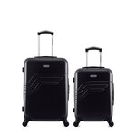 AMERICAN TRAVEL AMERICAN TRAVEL - LOT DE 2 - Valises weekend et cabine DETROIT. Coloris disponibles : Bleu