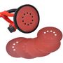 Voir la diapositive 5 : VIDAXL Ponceuse de cloison seche Rouge 750 W