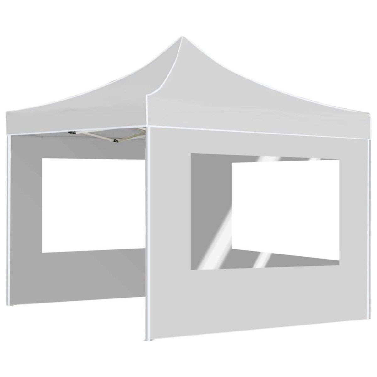 VIDAXL Tente de reception pliable avec parois Aluminium 3x3 m Blanc