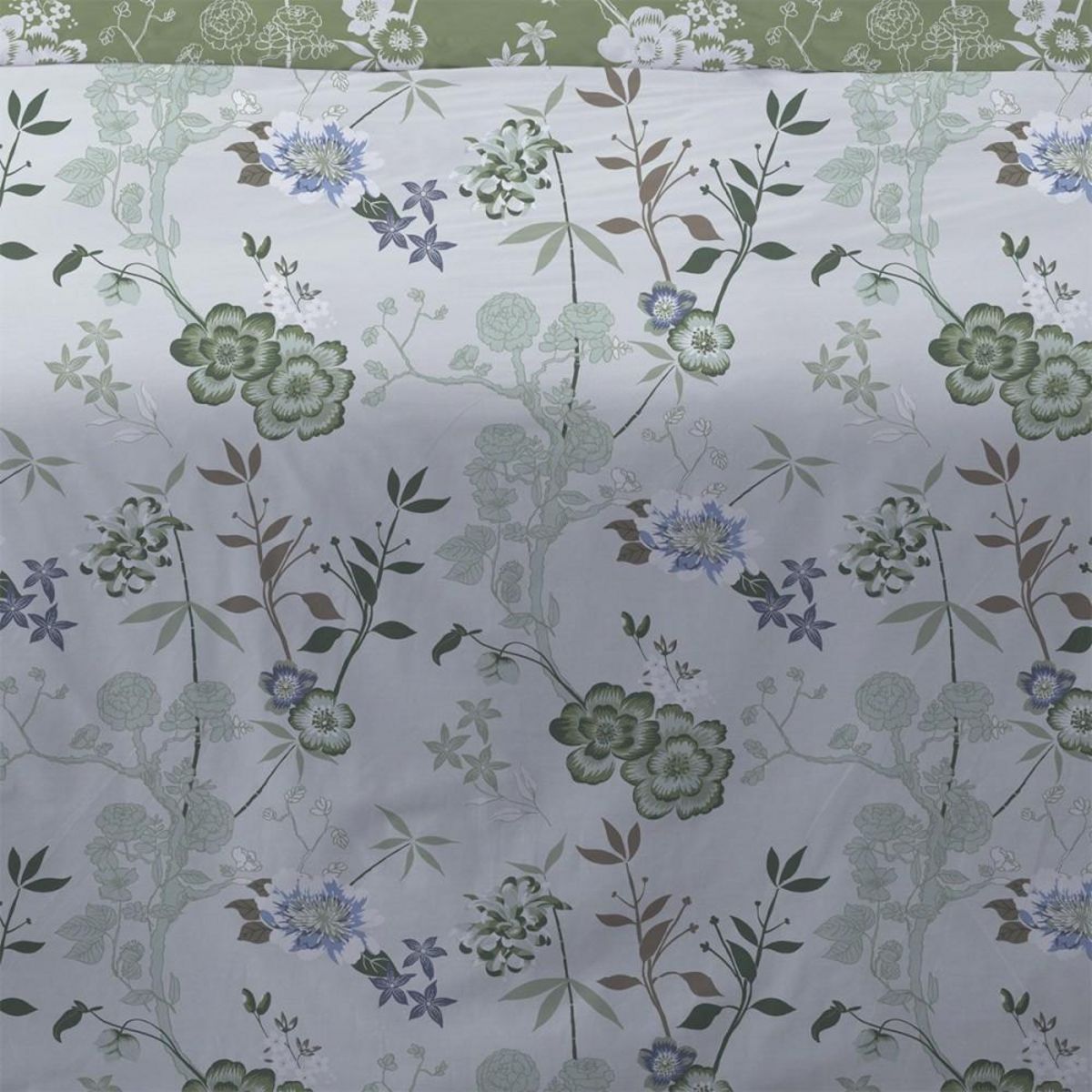 Dourev Housse de couette 240x220 Hana vert + 2 taies