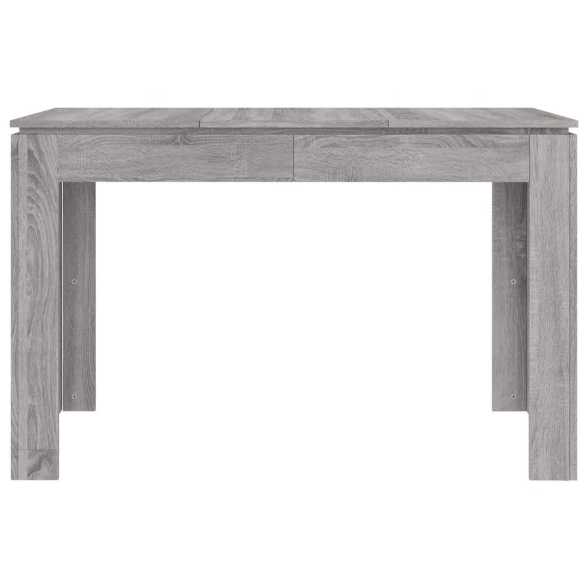 VIDAXL Table a dîner sonoma gris 120x60x76 cm bois d'ingenierie