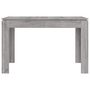 Voir la diapositive 4 : VIDAXL Table a dîner sonoma gris 120x60x76 cm bois d'ingenierie