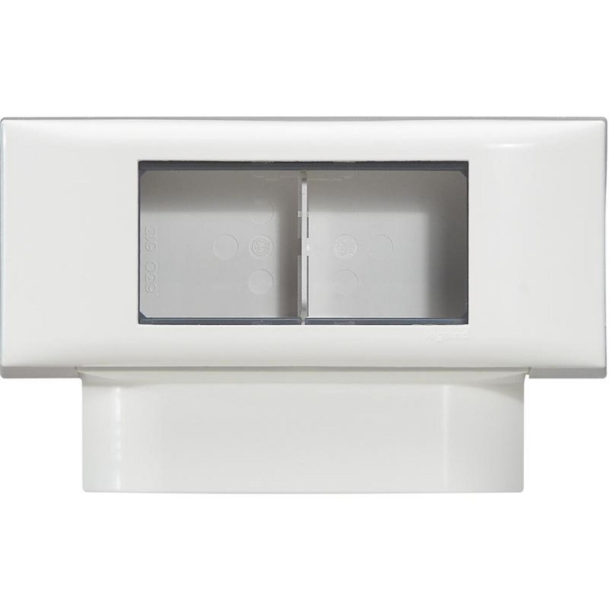 Legrand DLP mosaic cadre 2 postes epaisseur 16 mm