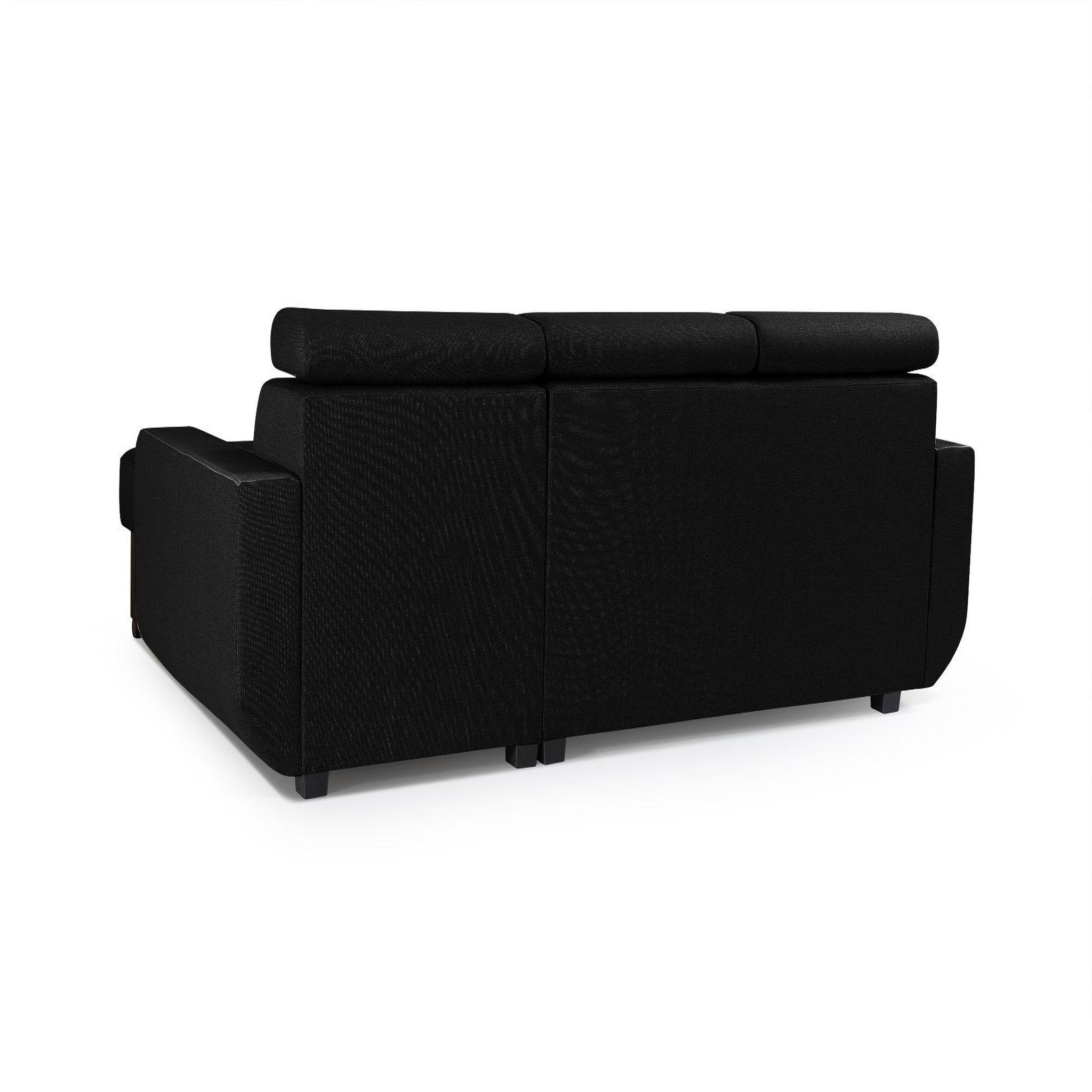 LISA DESIGN Dustin - canapé d'angle réversible - 4 places - convertible ...