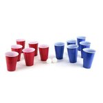 Paris Prix Jeu à Boire  Bière Pong  12cm Bleu & Rouge