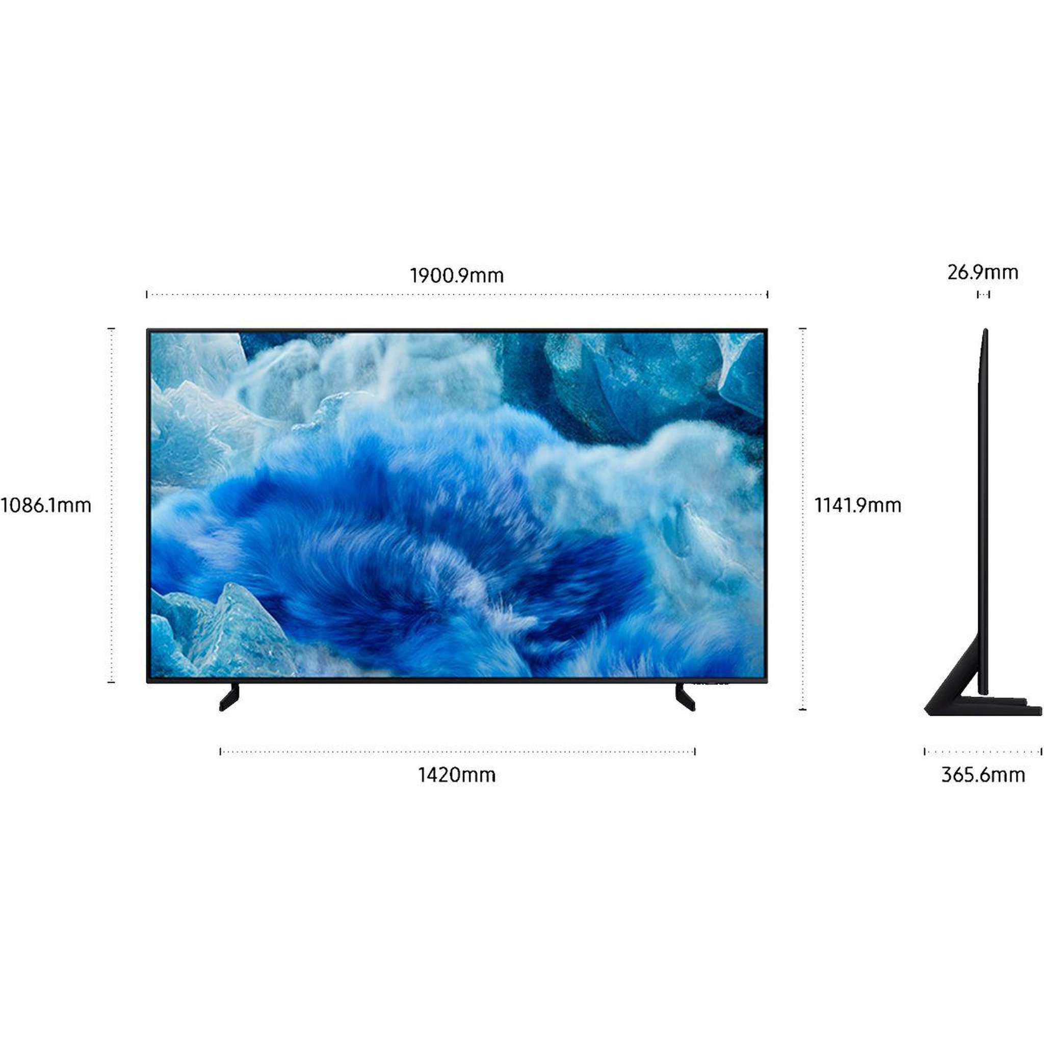 Voir la diapositive 2 : Samsung TV QLED TQ85Q8FA
