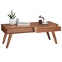 Voir la diapositive 4 : IDIMEX Table basse JONA avec 2 tiroirs, en pin massif
