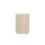 Voir la diapositive 6 : Paris Prix Table d'Appoint Nervurée  Bristol  52cm Naturel