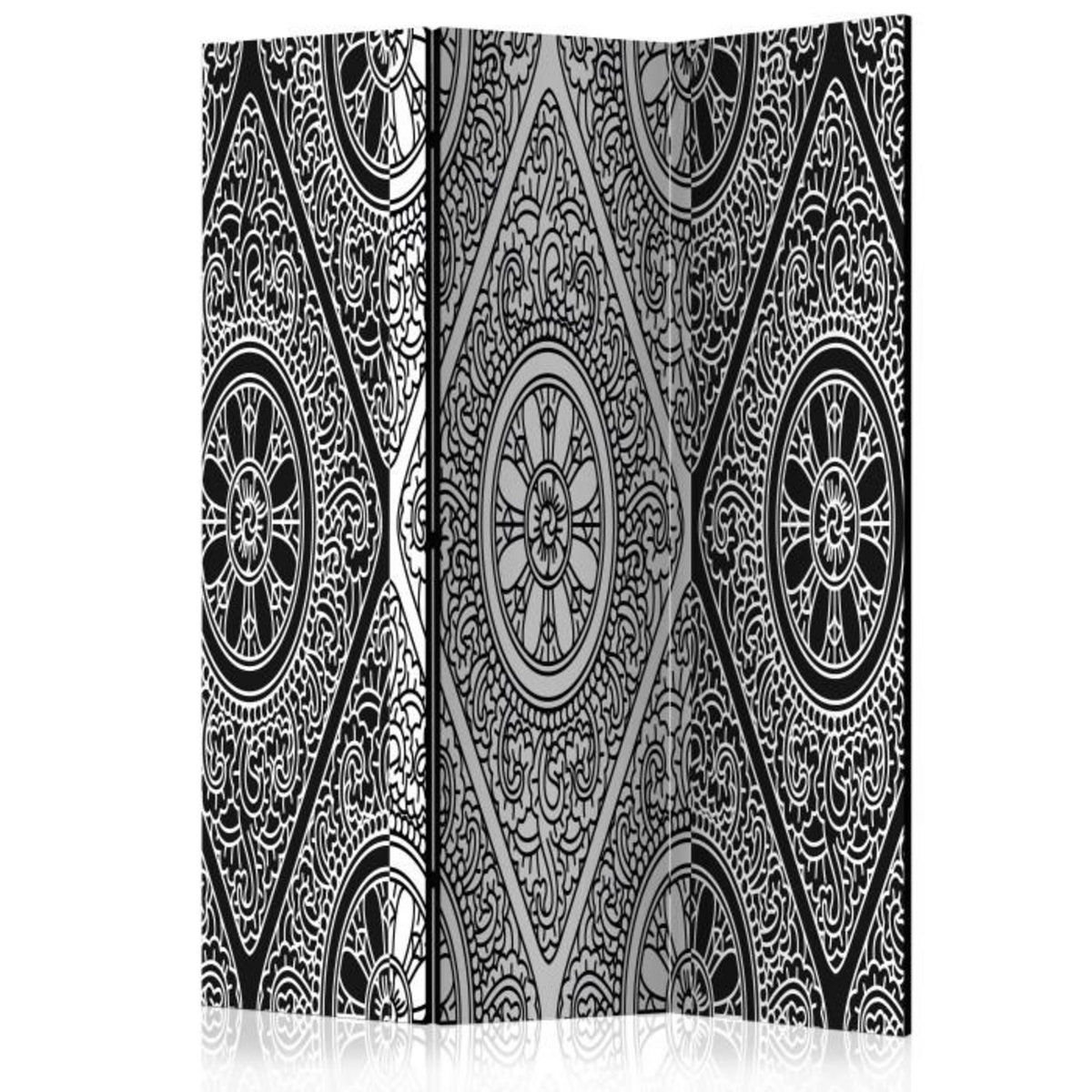 Paris Prix Paravent 3 Volets  Ethnic Monochrome  135x172cm