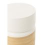 Voir la diapositive 2 : Paris Prix Table d'Appoint en Bambou  Socorro  47cm Blanc & Naturel