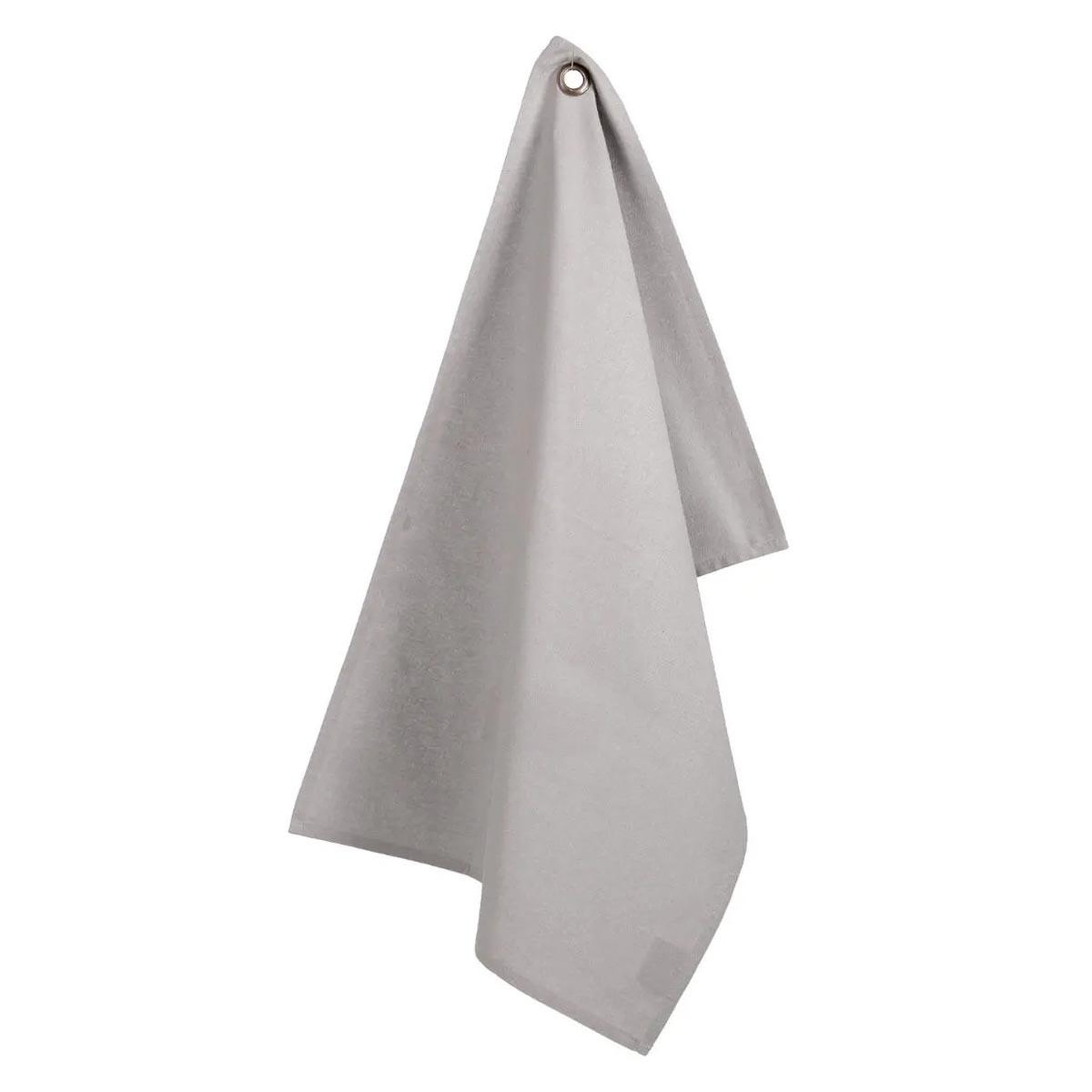 ATMOSPHERA Lot de 2 torchons de cuisine  coton  70cm gris clair