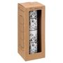 Voir la diapositive 5 : SECRET DE GOURMET Lot de 4 Mugs sur Rack  White Floral  24cl Blanc