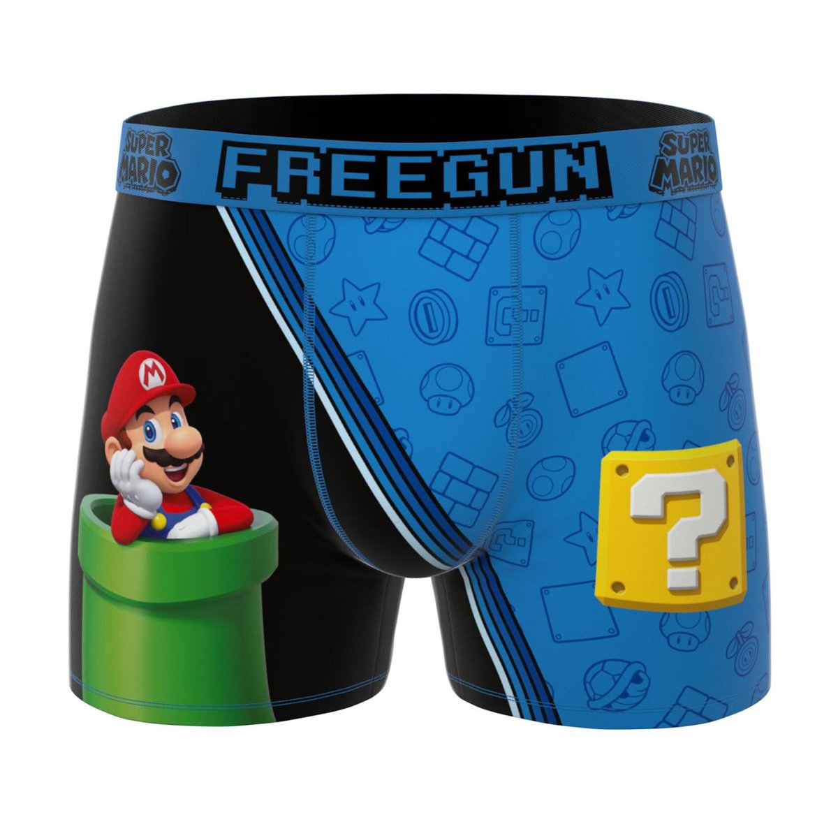 FREEGUN Lot de 3 boxers enfant Super Mario Bros
