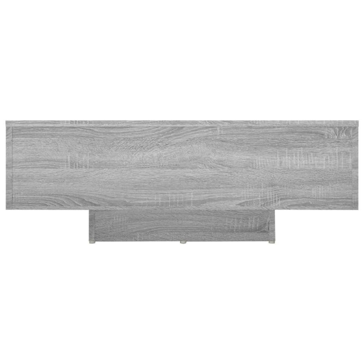 VIDAXL Table basse Sonoma gris 85x55x31 cm Bois d'ingenierie