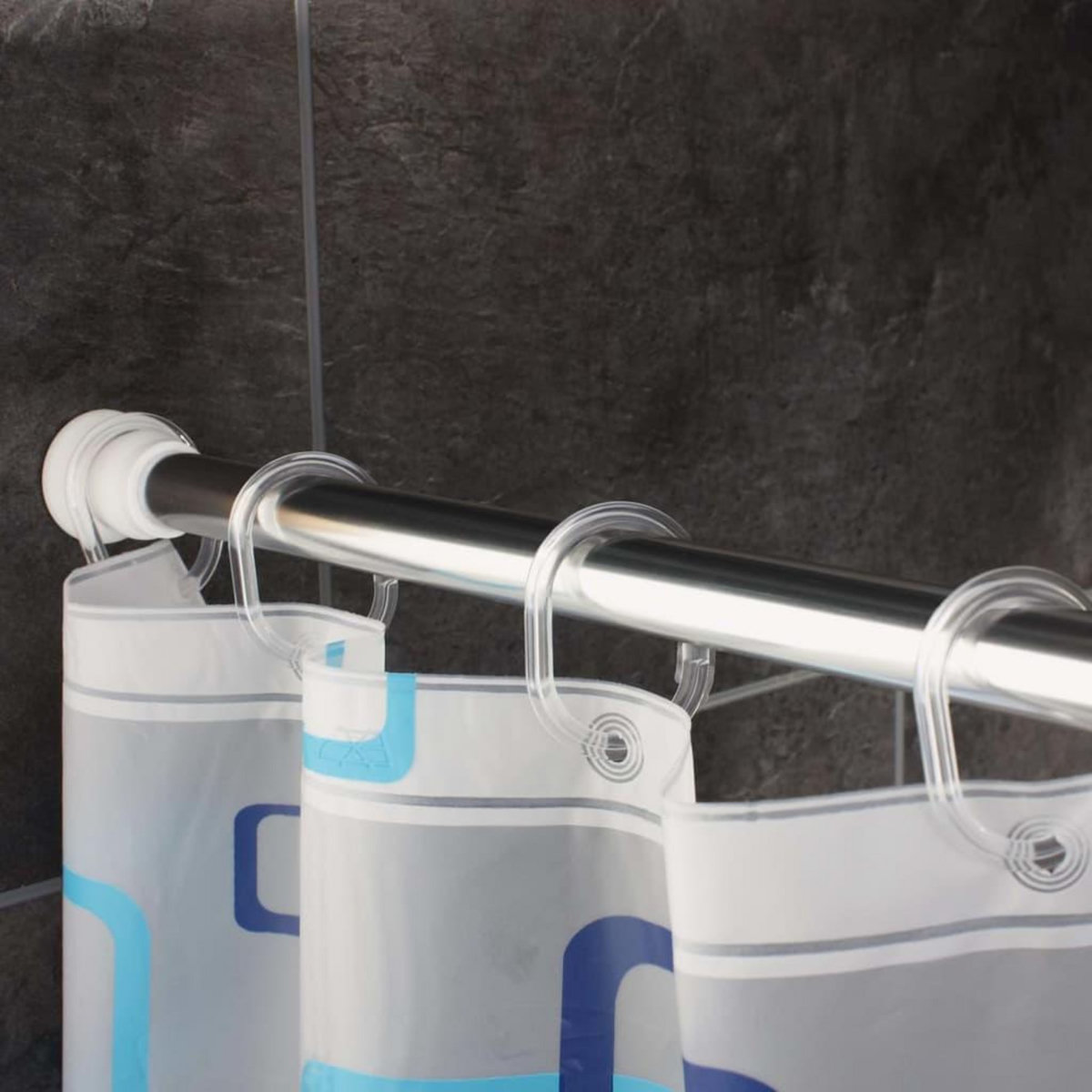 RIDDER RIDDER Rideau de douche Vinyl Noir